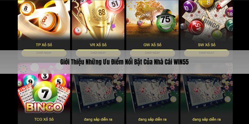 Giới thiệu những ưu điểm nổi bật của nhà cái WIN55